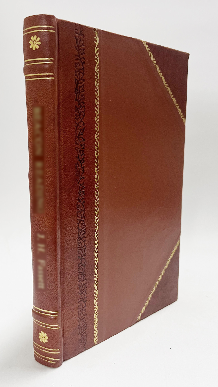 Heraclitea , Page 1 by Jacob Bernays [Leather Bound]
